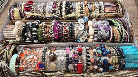Tray of bangles and bracelets