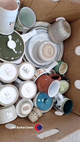 Box of assorted Denby