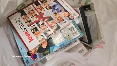 Large selection of CDs and DVDs