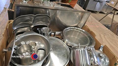 Stainless steel kitchen items