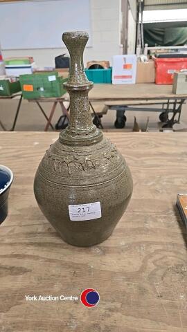 Signed Brian Dewbury ceramic pot