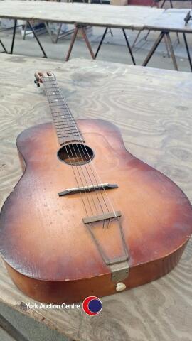 Vintage acoustic guitar