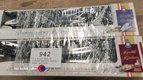 2 x boxed sets of Limited Edition diecast Royal airforce