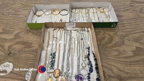 3 x trays of jewellery