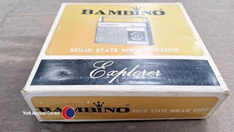 Vintage Bambino radio