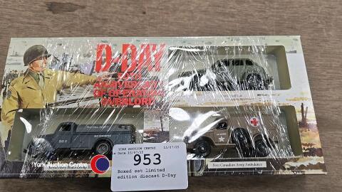 Boxed set limited edition diecast D-Day