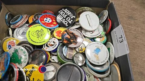 Box of badges