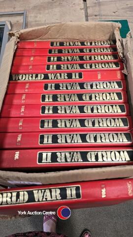 Complete set of WWII magazines in binders