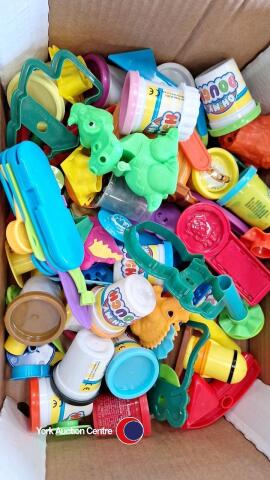 Box of Playdoh and stencils