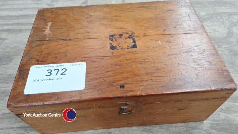 Old wooden box