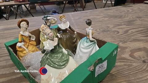 5 x Royal Doulton figurines - Buttercup, Cynthia, Sandra, Soiree and Samantha