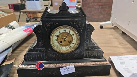 Antique slate clock
