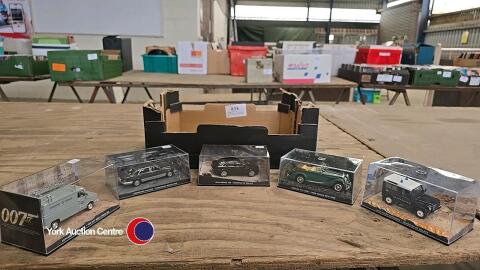 James Bond car collection, cars only, parts 61,62,63,64 and 65