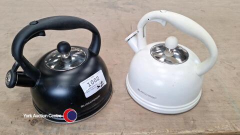 2 x Blackmore gas/camping kettles