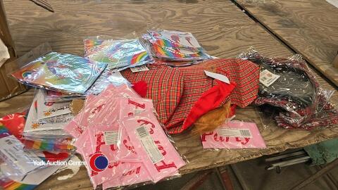 Quantity of assorted stag/hen fancy dress items