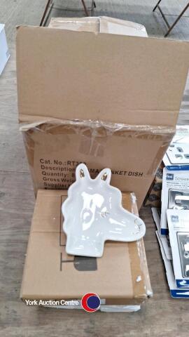 8 x Llama shaped trinket/dishes