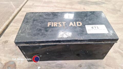 Vintage metal first aid box