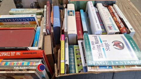 2 boxes of books