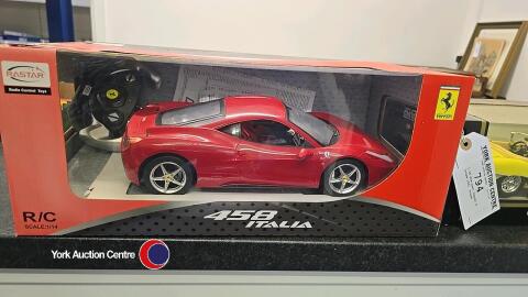 1:14 scale Ferrari die-cast remote control, boxed