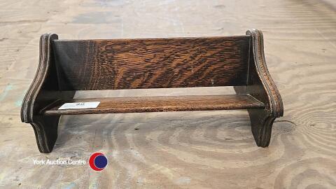Oak book trough
