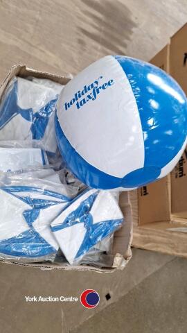 Approx 80 packaged beach balls