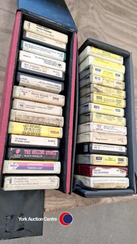 8 x track stereo tapes