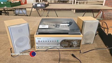 Steepletone record/CD/radio, gwo
