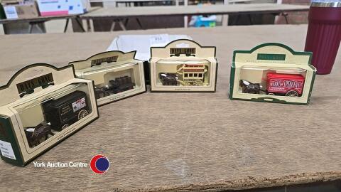 4 x Days diecast Gone Horse drawn transport