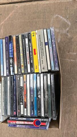 Box of easy listening CDs including Jools Holland, Amy Winehouse and Bryan Adams etc