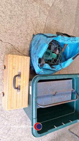 2 x toolboxes with nails and DIY items