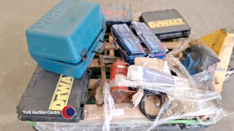 Pallet of mixed tools for spares/repair