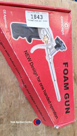 Concept foam gun, boxed