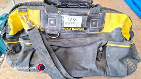 Stanley Fat Max tool bag with carry handle and shoulder strap
