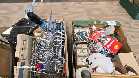 Box of household items and other similar items