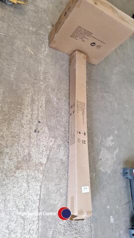 Large square Guinness parasol with base