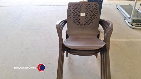 4 x Coca Cola garden chairs