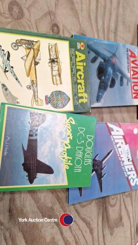 4 x aircraft/aviation books and 2 x Blitz and Bombers books