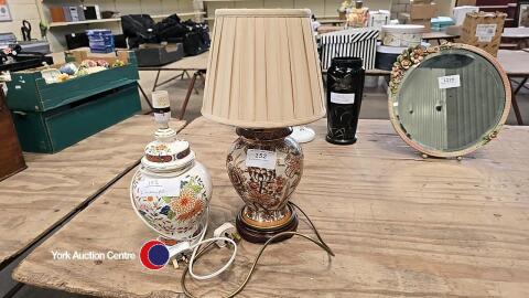 2 x Oriental lamps