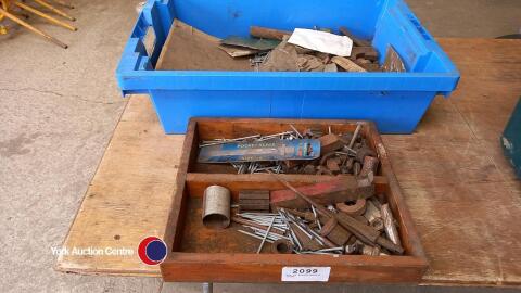 Box of miscellaneous items