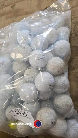 Bag of 100 golf balls