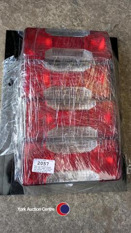 Pair of trailer/truck rear LED light clusters, new unused, with stop, reverse & driving lights
