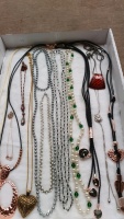 Tray of fashion jewellery