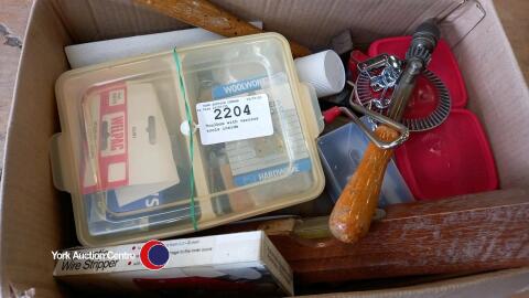 Toolbox with various tools inside