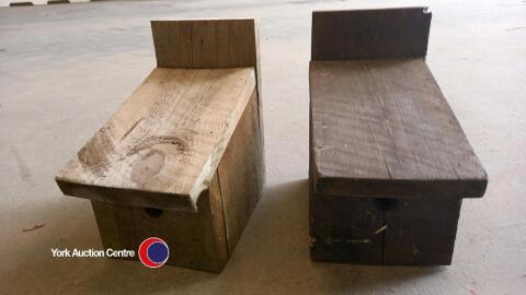 2 x bird nesting boxes