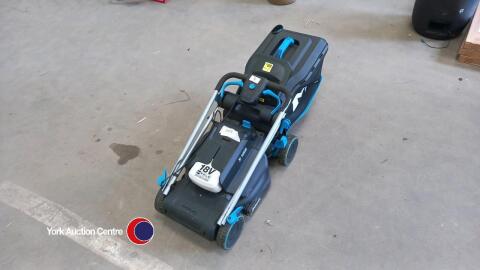MacAllister 18v 34cm battery lawnmower, bare