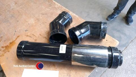 5in flue pipe, enamelled steel