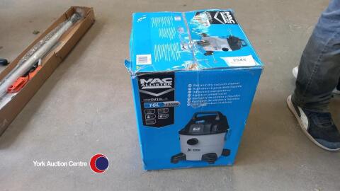MacAllister 16L wet and dry vacuum