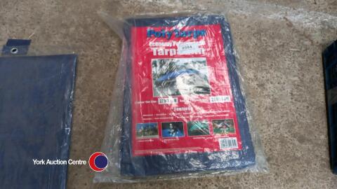 Tarpaulin 2.7m x 3.4m, new