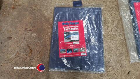 Tarpaulin 1.2m x 1.8m, new