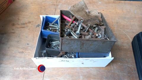 2 x boxes of nuts and bolts